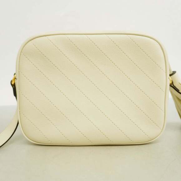 GUCCI White Leather Shoulder Bag - Picture 8 of 8